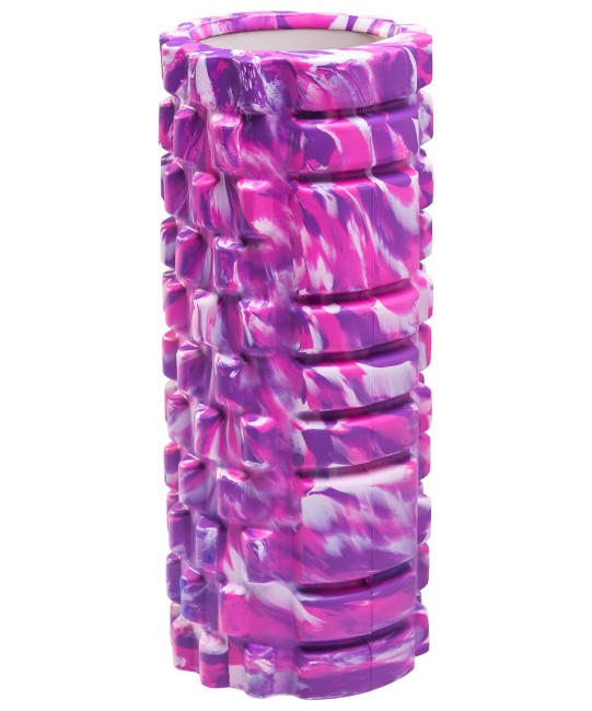 Ролик массажный Starfit FA-503 фиолетовый камуфляж Ролик массажный Starfit FA-503 фиолетовый камуфляж