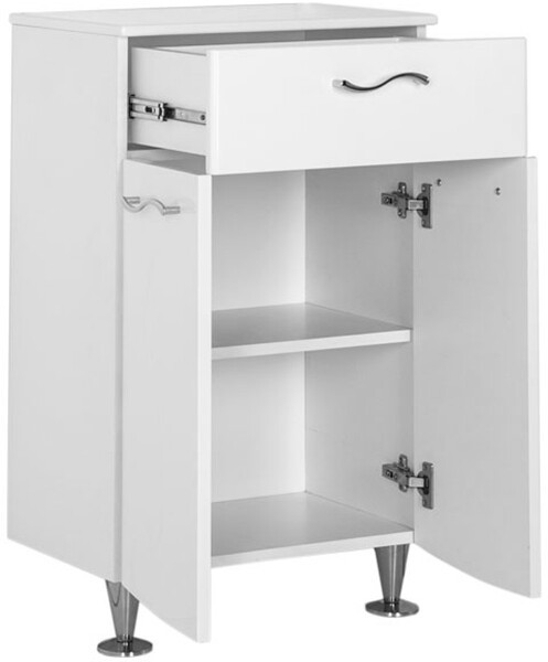 Шкаф напольный Aquanet Моника 50 цв.белый (186779) Шкаф напольный Aquanet Моника 50 цв.белый (186779)