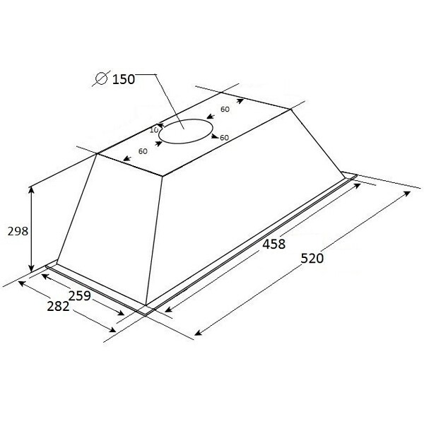 Встраиваемая вытяжка Kuppersberg Inlinea 52 C Встраиваемая вытяжка Kuppersberg Inlinea 52 C