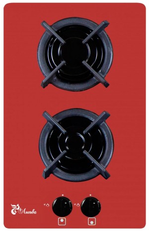 Встраиваемая газовая варочная панель Лысьва GR0260G00 красный