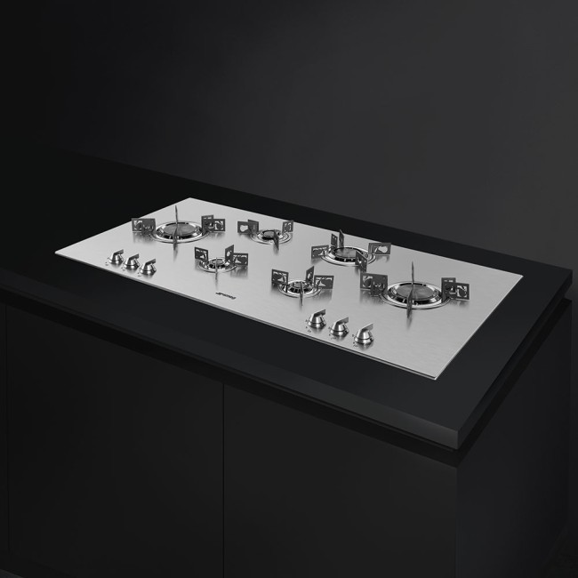 Встраиваемая газовая варочная панель Smeg PXL6106 Встраиваемая газовая варочная панель Smeg PXL6106