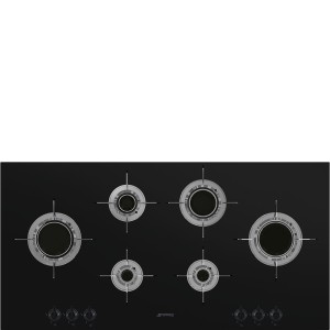 Встраиваемая газовая варочная панель Smeg PVL6106CN Встраиваемая газовая варочная панель Smeg PVL6106CN