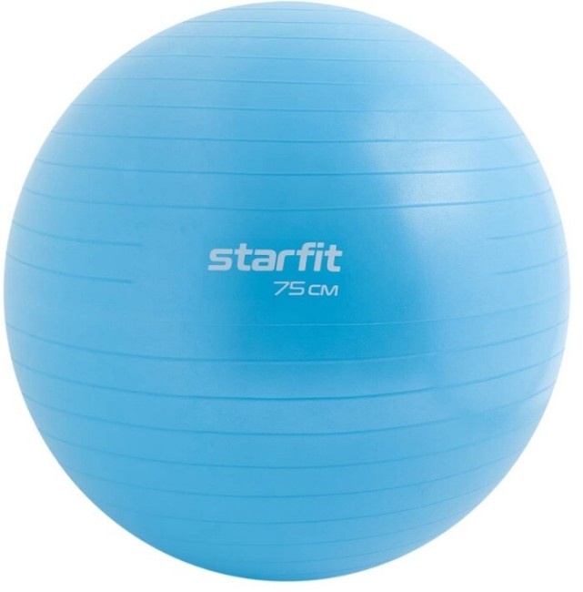 Фитбол Starfit GB-108 75 см синий пастель Фитбол Starfit GB-108 75 см синий пастель