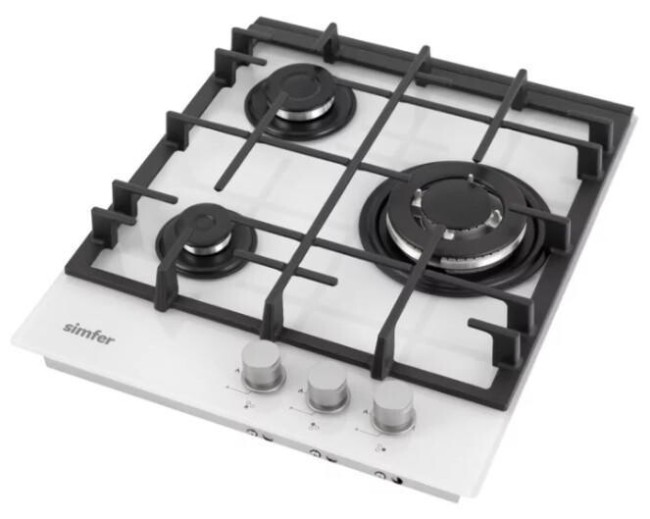 Встраиваемая газовая варочная панель Simfer H45L35W511