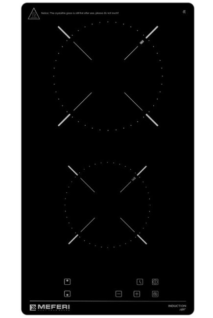Встраиваемая индукционная варочная панель Meferi MIH302BK Light Встраиваемая индукционная варочная панель Meferi MIH302BK Light