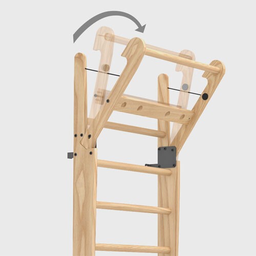 Шведская стенка NOHrD Wallbars 12110 дуб Шведская стенка NOHrD Wallbars 12110 дуб