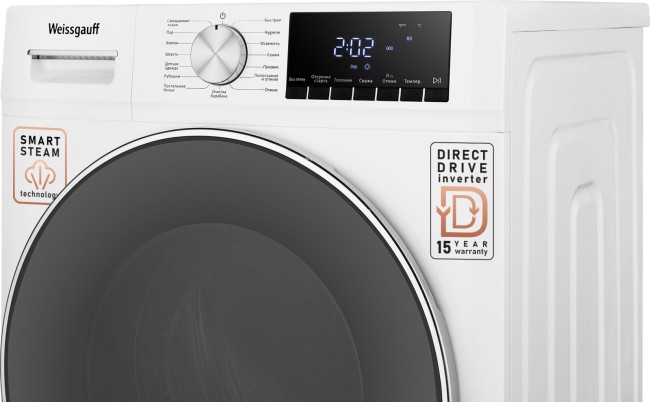 Стиральная машина с сушкой Weissgauff WMD 58411 Direct Drive Steam