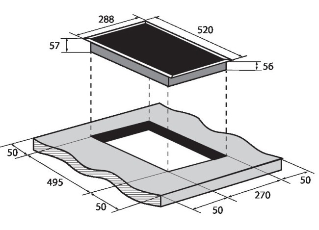 Встраиваемая индукционная варочная панель Zugel ZIH294B