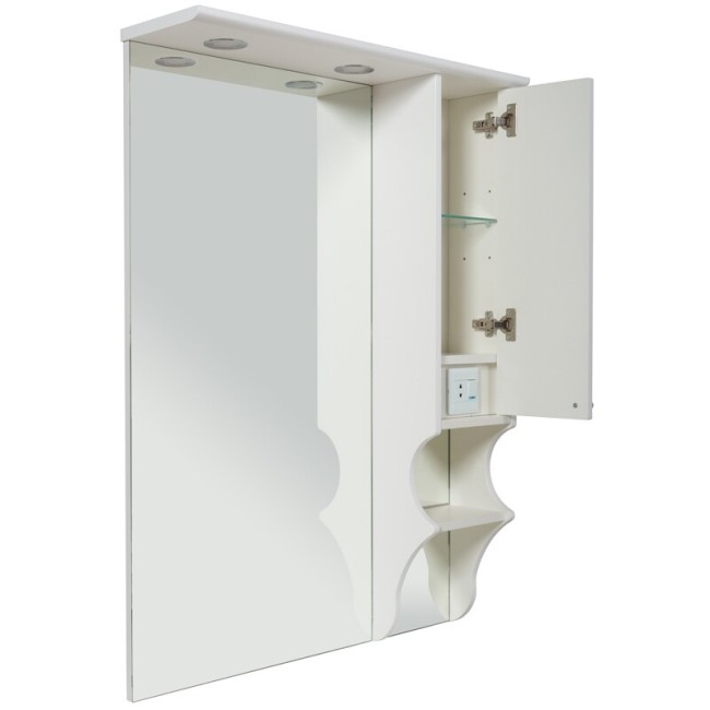 Зеркало-шкаф Rush Devon 65 белый матовый правый (DEM751105W) Зеркало-шкаф Rush Devon 65 белый матовый правый (DEM751105W)