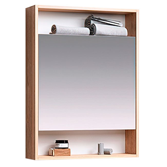 Зеркальный шкаф Aqwella (SIT0406DK) дуб канадский Зеркальный шкаф Aqwella (SIT0406DK) дуб канадский