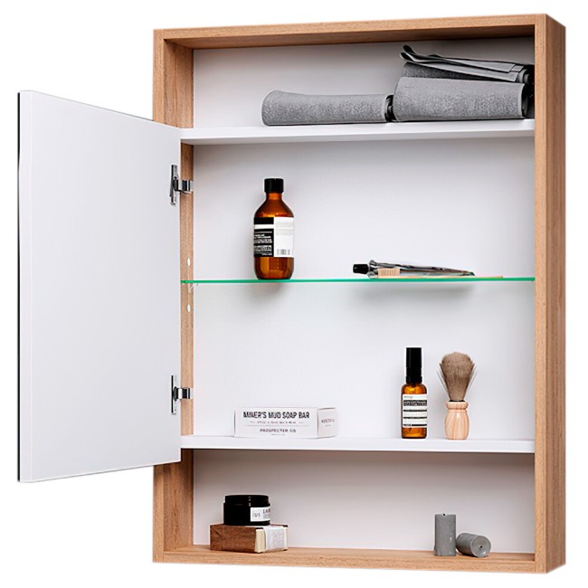 Зеркальный шкаф Aqwella (SIT0406DK) дуб канадский Зеркальный шкаф Aqwella (SIT0406DK) дуб канадский