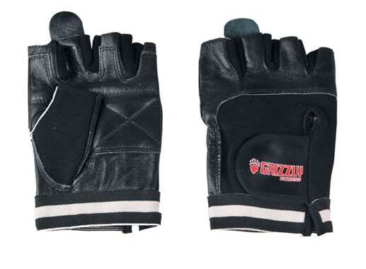 Перчатки атлетические Grizzly Fitness Weigthlifting and Exercise S черный
