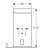 Инсталляция для биде стеклянная Geberit Monolith (131.030.SQ.1)