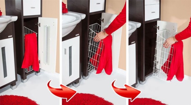 Шкаф-пенал Бриклаер Карибы с корзиной дуб кантри/венге Шкаф-пенал Бриклаер Карибы с корзиной дуб кантри/венге