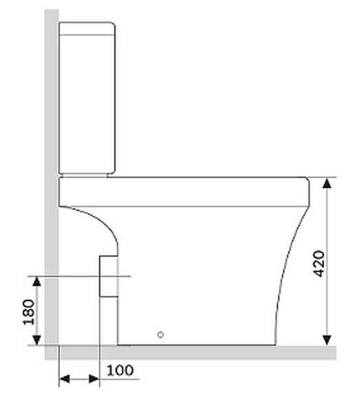 Унитаз-компакт Damixa Skyline DX35C8600SC