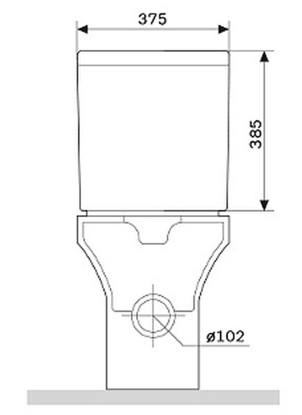 Унитаз-компакт Damixa Skyline DX35C8600SC