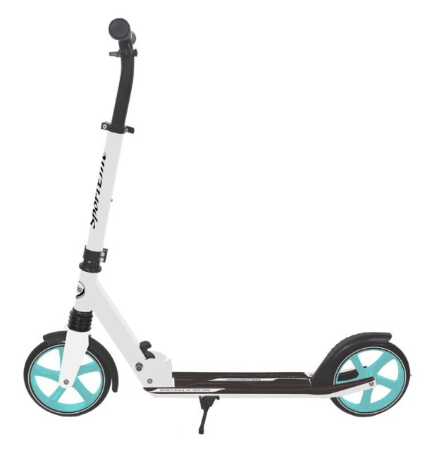 Самокат SportElite SE-700 белый/мятный