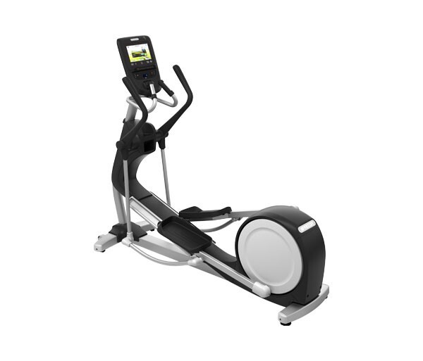 Эллиптический тренажер Precor EFX 761 V2 глянцевый серебряный металлик
