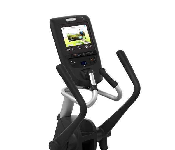 Эллиптический тренажер Precor EFX 761 V2 глянцевый серебряный металлик