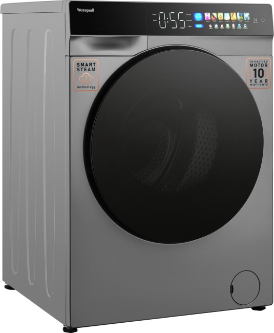 Стиральная машина Weissgauff WM 998 Full Touch DC Inverter Steam Silver