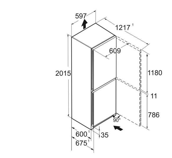 Холодильник Liebherr CNSFD 5743-20 001 Холодильник Liebherr CNSFD 5743-20 001