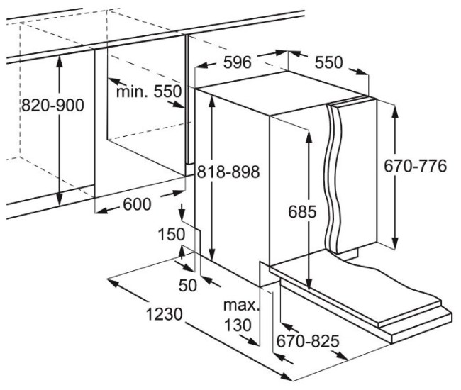Встраиваемая посудомоечная машина Electrolux ESL 8820 RA