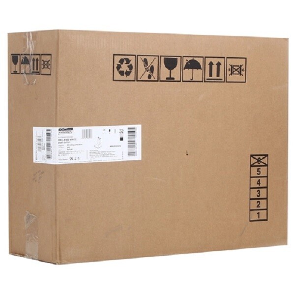 Каминная вытяжка Kronasteel BELLA 600 WHITE push button