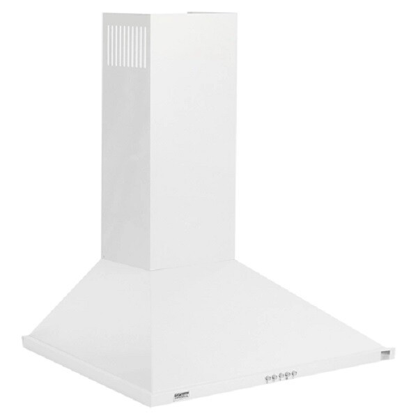 Каминная вытяжка Kronasteel BELLA 600 WHITE push button