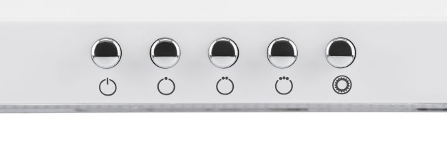 Каминная вытяжка Kronasteel BELLA 600 WHITE push button