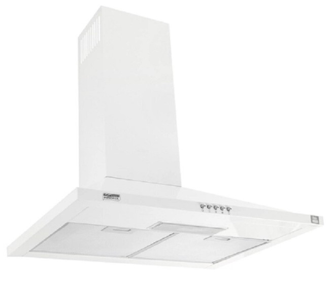 Каминная вытяжка Kronasteel BELLA 600 WHITE push button