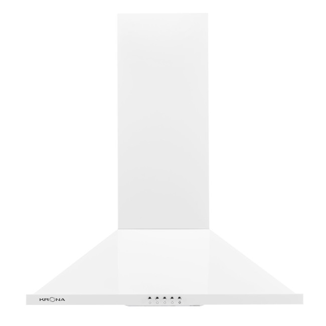 Каминная вытяжка Kronasteel BELLA 600 WHITE push button