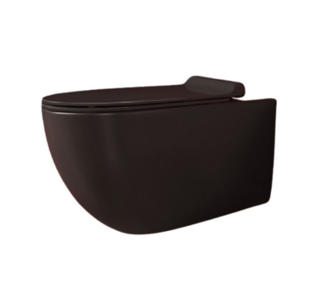 Унитаз подвесной Simas VIGNONI (VI18neromatt) черный матовый