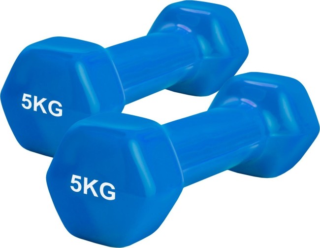 Набор гантелей Bradex SF0871 5 кг синий