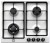 Встраиваемая газовая варочная панель Ardesia HBF 6V4 GTW Встраиваемая газовая варочная панель Ardesia HBF 6V4 GTW