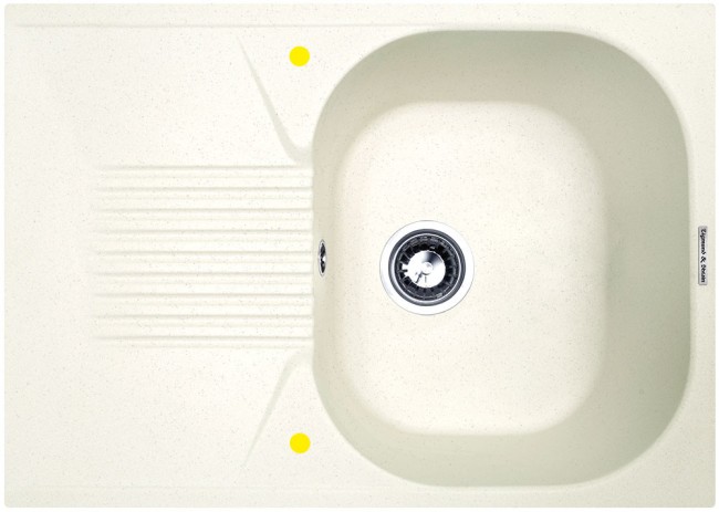 Кухонная мойка Zigmund & Shtain Klassisch 695 каменая соль