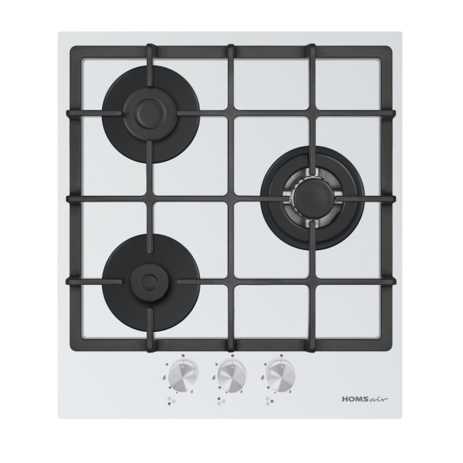 Встраиваемая газовая варочная панель HOMSair HGG433TGCWH Встраиваемая газовая варочная панель HOMSair HGG433TGCWH