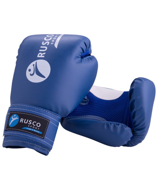 Перчатки боксерские Rusco sport 4oz синие