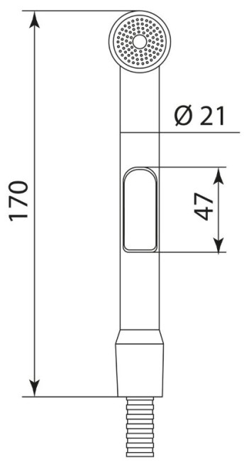 Гигиеническая лейка Славен СЛ-ЗП-224