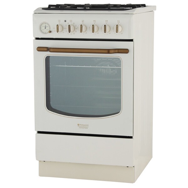 Комбинированная плита Hotpoint-Ariston HT5GM4AFC (OW) Комбинированная плита Hotpoint-Ariston HT5GM4AFC (OW)