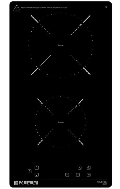 Встраиваемая индукционная варочная панель Meferi MIH302BK Power