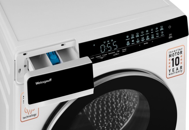 Стиральная машина с сушкой Weissgauff WMD 788 Touch Inverter Steam