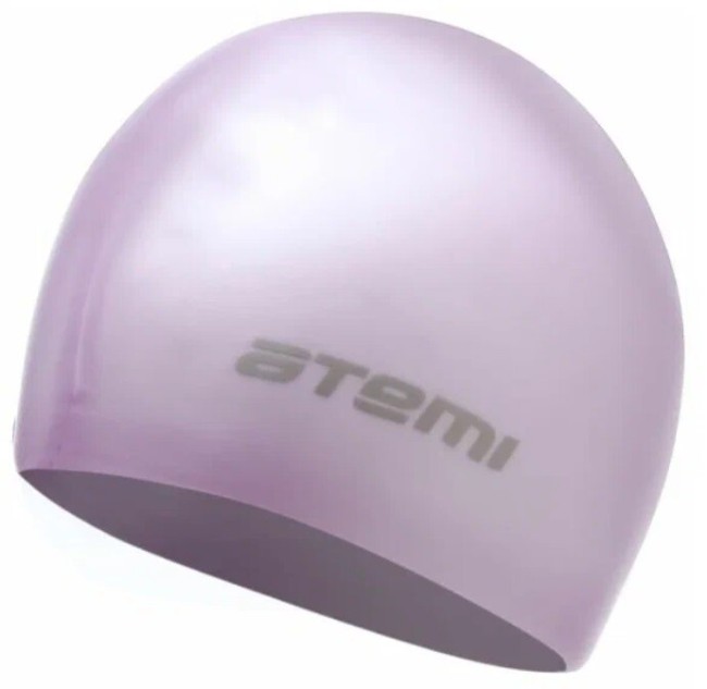 Шапочка для плавания Atemi SC105, силикон, розовый