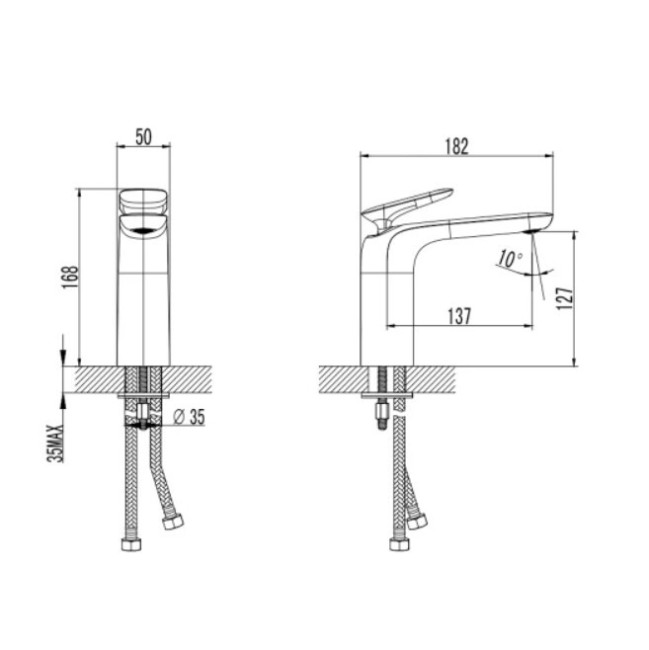 Смеситель AQUAme Como AQM6510CR