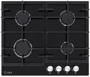 Встраиваемая газовая варочная панель Lex GVG 642A BBL Встраиваемая газовая варочная панель Lex GVG 642A BBL