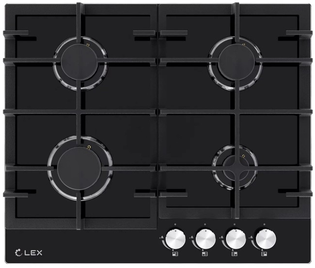 Встраиваемая газовая варочная панель Lex GVG 642A BBL Встраиваемая газовая варочная панель Lex GVG 642A BBL