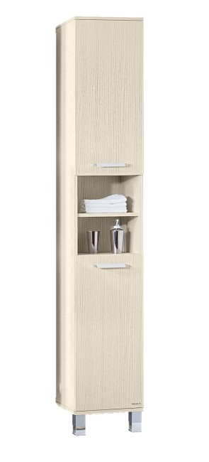 Шкаф-пенал Бриклаер Карибы с корзиной светлая лиственница Шкаф-пенал Бриклаер Карибы с корзиной светлая лиственница