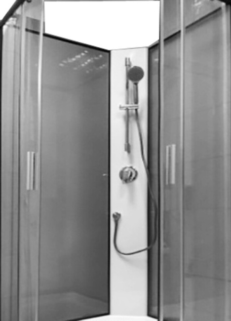 Стеклянные панели задней стенки душевой кабины AM.PM Joy W85C-001-090GT4