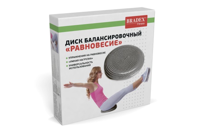 Диск балансировочный Bradex РАВНОВЕСИЕ SF0331 серый Диск балансировочный Bradex РАВНОВЕСИЕ SF0331 серый