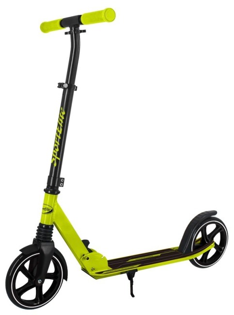 Самокат SportElite SE-700 черный/салатовый