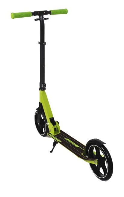 Самокат SportElite SE-700 черный/салатовый